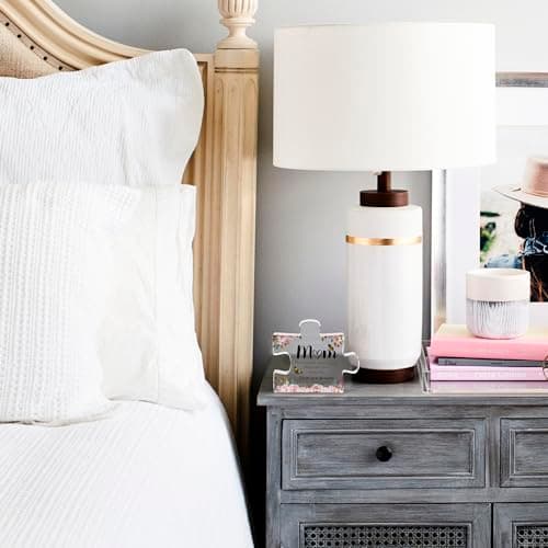 VELENTI Gifts for Mom - Cute Engraved Acrylic Block Puzzles Piece - Adorable Mom Gift from Son, Daughter - Fun Christmas, Mothers Day, Birthday Gift Idea for Mom - Fancy Decoration Piece for Home