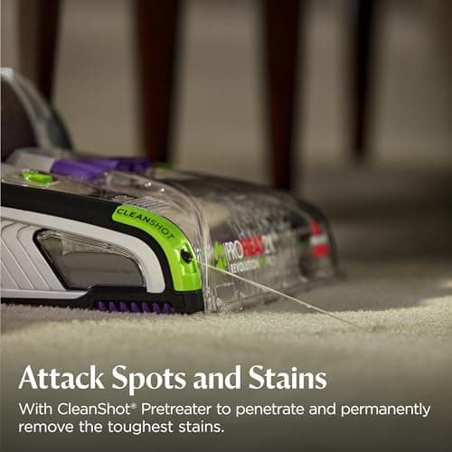 Bissell ProHeat 2X Revolution Pet Pro Plus, 3588F, Upright Deep Cleaner, 30-minute Dry Time, Dual Dirt Lifter Powerbrush, Hose & Tool Attachment, Pet Upholstery and Tough Stain Tool Included