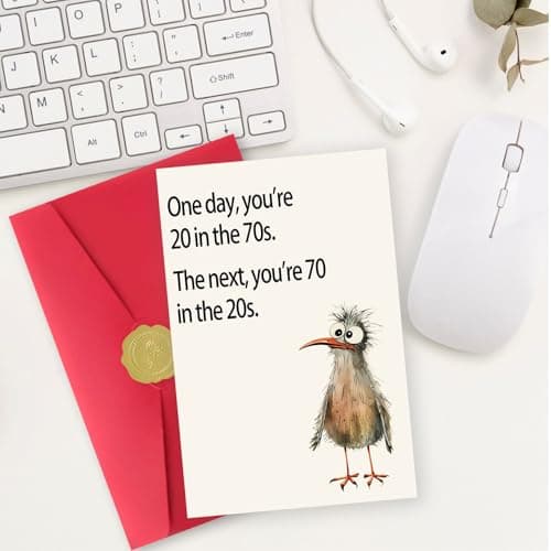 70th Birthday Card, Gifts for 70 Year Old Dad Mom, 70th Birthday Gifts for Men Women