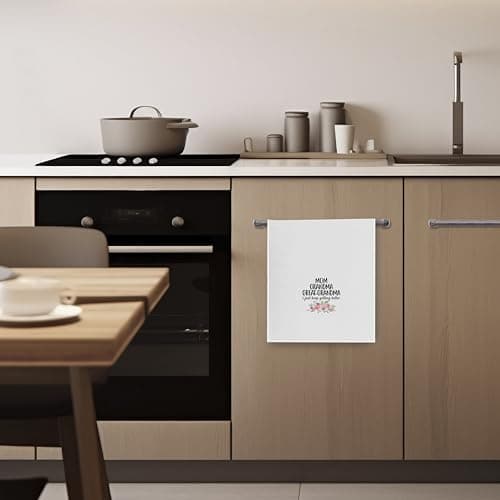 Great Grandma Dish Towels - Great Grandma Gifts Waffle Weave Kitchen Towels, Grandma Hand Towel, Grandma Tea Towel, Grandma Gifts from Grandson Granddaughter (16×24 Inches)