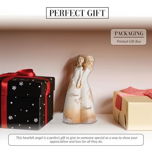 Pavilion Gift Company 19110 Forever Friends Figurine, 5-1/2", White, Rose