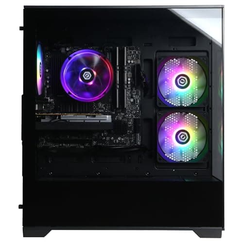 CyberPowerPC Gamer Master Gaming PC, AMD Ryzen 5 5500 3.6GHz, Radeon RX 6400 4GB, 16GB DDR4, 500GB PCIe Gen4 SSD, WiFi Ready & Windows 11 Home (GMA3100A)