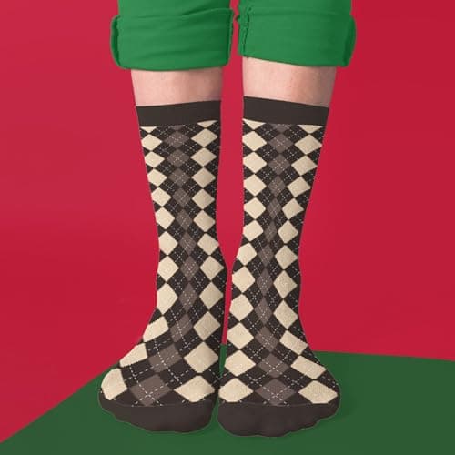 FOURSTUFF Socks for Women, Men - Socks for Grandma, Sister, Wife - Christmas Gifts for Women, Men