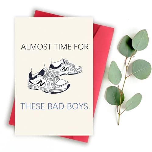 Funny Father's Day Card for Husband, New Dad Gifts from Wife, First Time Dad Gifts Hilarious Shoes