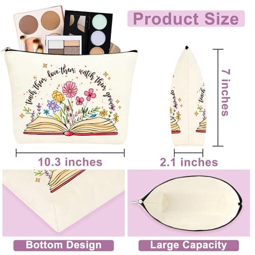 Teacher Appreciation Gifts for Women, End of Year Thank You Gifts for Teachers Basket Set of 5