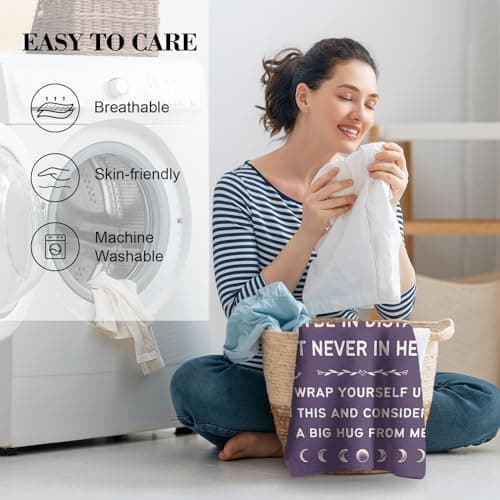 Best Friend Blanket Gifts on Christmas, Friendship Blanket Gifts for Women, Work Bestie, BFF, Soul Sister, for Women Friends on Mothers Day, Birthday, Xmas, to My Friend Throw Blanket, 60"x50"