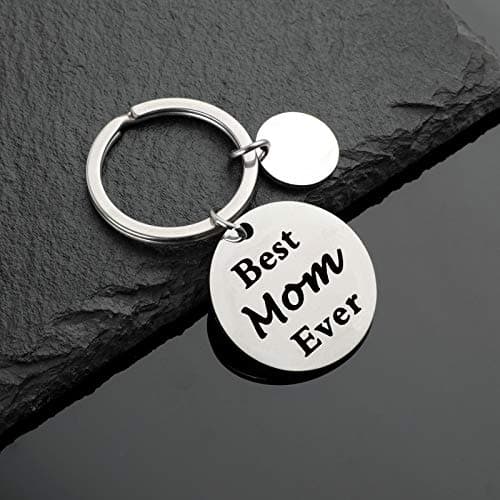 Mothers Day Gifts, Mom Gifts from Daughter for Birthday, I'll Always Be Your Little Girl, You Will Always Be My World, Best Mom Ever Keychain for Valentines Day Christmas Stocking Stuffers
