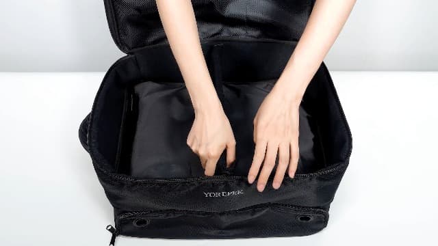 YOREPEK 2 Layer Golf Trunk Organizer, Golf Gifts for Men with Separate Ventilated Compartment for 2 Pair Shoes, Waterproof Car Trunk Locker for Balls, Tees, Clothes, Gloves, Accessories, Golfer Gifts