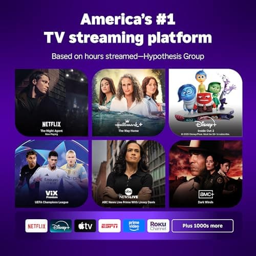 Roku Smart TV 2025 – 32-Inch Select Series, 720p HD TV – RokuTV with Voice Remote – Flat Screen LED Television with Wi-Fi for Streaming Live Local News, Sports, Family Entertainment - Amazon Exclusive