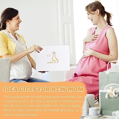 New Mom Gifts, 11PCS New Mom Care Package After Baby, Baby Shower Gifts for Mommy To Be, Gift For Expecting Mother, Pregnancy Gift Basket Essentials, First Time Mothers Day Birthday Gifts for Women
