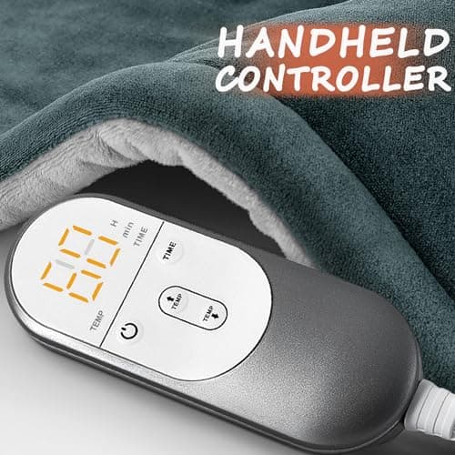 Neck Heating Pad Gifts for Dad, Men, XL Weighted Shoulder Heat Pad, Back Pain Relief Heat Pads, Gifts for Mom, Women and Christmas, Birthday, Mother's Day, Fathers Day Warm Gifts, 23'' x 17''