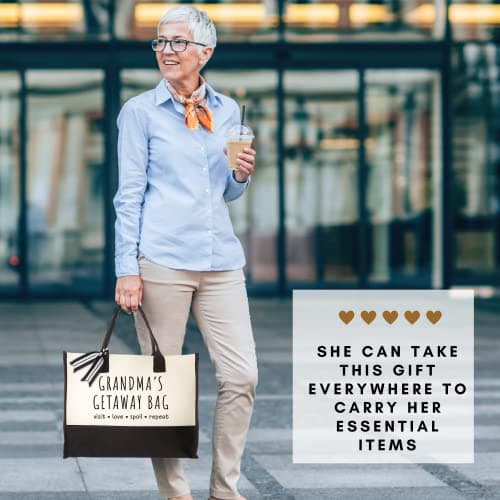 Grandma Gifts - Gifts for Grandma from Grandchildren - Canvas Tote Bag