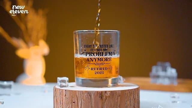 NewEleven First Christmas Retirement Gifts For Men 2025 - Coworker Leaving, Goodbye Gift, Farewell Gifts For Coworkers, Friends, Dad, Grandpa - Retirement Gift From Friend, Colleague - Whiskey Glass