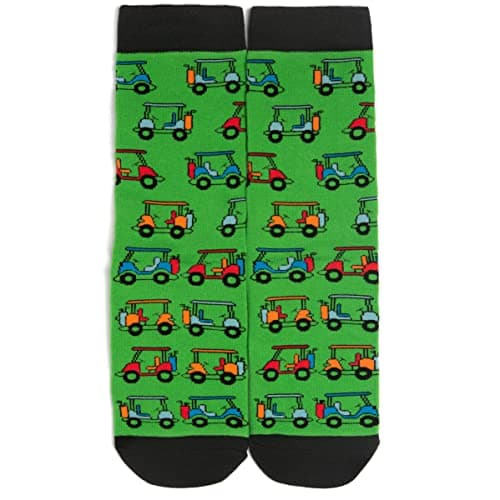 Lavley Funny Golf Socks - Fun gift for golfers - Unisex one size fits most - Great for birthdays or stocking stuffers