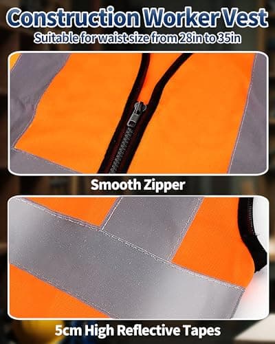 Deejoy Tool Set with Tool Box & Electronic Toy Drill, Pretend Play Kids Construction Kits for Kids Ages 3-5 Years Old, Toddler Boy Toys(Orange)