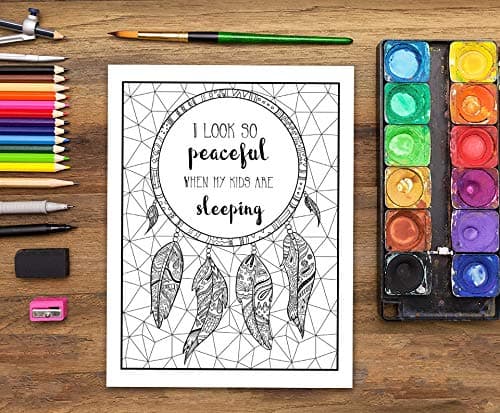 Mom Life: A Snarky Adult Coloring Book