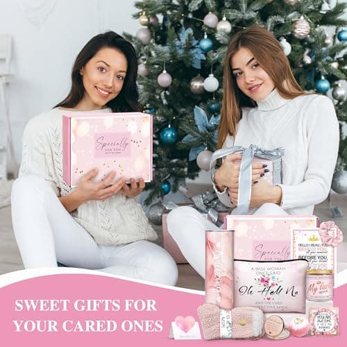 Gifts for Women,Birthday Gifts for Women Friendship,Spa Gifts Basket with Wine Tumbler,Gift Set for Women,Self Care Gift Idea for Mom,Her,Female Friend,Sister,Wife,Unique Gifts for Women