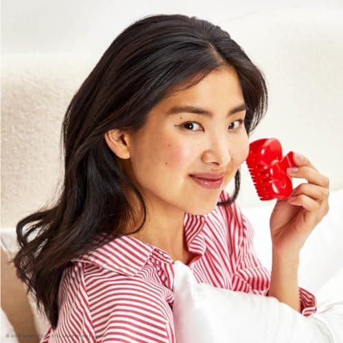 Hello Kitty x Kitsch Hair Clips for Women - Durable, Strong Hold All Day, Cute Claw Clips, Hello Kitty Stuff for Girls | Ideal Gifts for Women - Red Bow Shape, 1pc