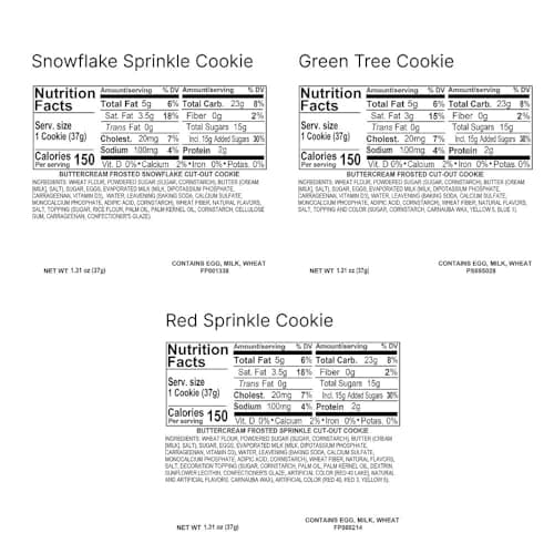 Cheryl's Cookies® Bow Gift Box with 24 Buttercream-Frosted Holiday Sugar Cookies, Individually Wrapped, Gourmet, & Fresh Delivery – Christmas Cookies, Holiday Dessert, Cookie Gift for Friends, Family, & Loved Ones