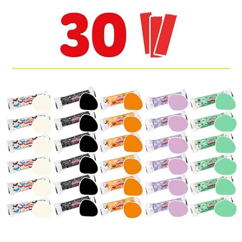 Play-Doh 30 Pack Spooky Colors, Individually Wrapped 1 Ounce Sticks for Halloween, Trick or Treat, or Fall Seasonal Arts & Crafts for Kids 2+