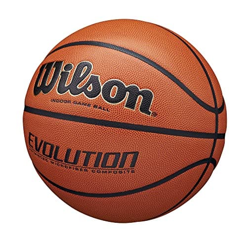 WILSON Evolution Indoor Game Basketballs - Size 5, Size 6 and Size 7