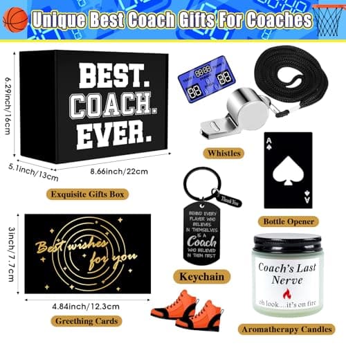 Coach Gifts for Men Women, 20 Oz Best Coach Ever Tumbler Gifts, Thank You Coach Gifts, Birthday Christmas Gifts for Coach, Soccer Football Softball Basketball Swim Coach Appreciation Gifts
