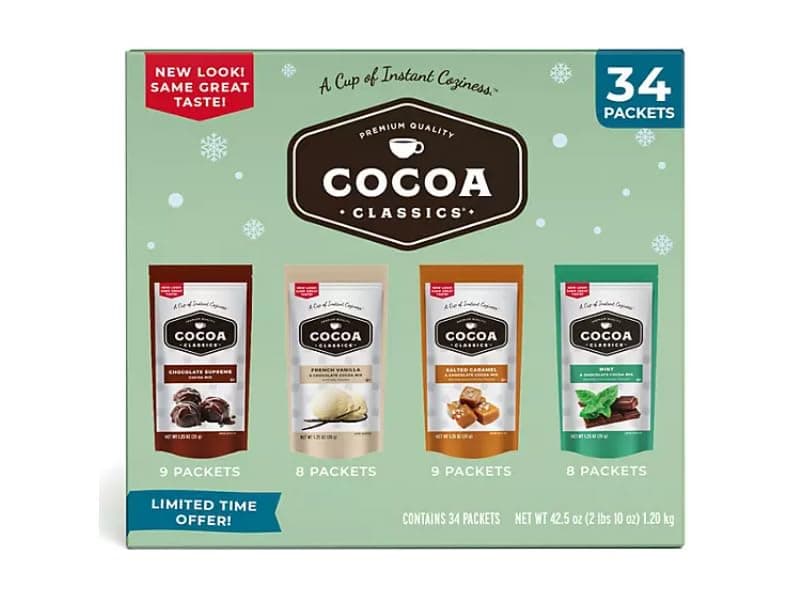 Cocoa Classics Cocoa Mix, Variety Pack, 34 ct.
