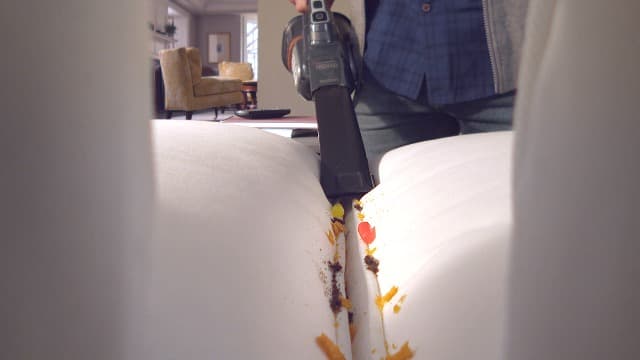 BLACK+DECKER Dust Buster Hand Held Vacuum Cordless Rechargeable, Portable Vacuum for Car, Extended Runtime, Powerful Suction, Extra Long Crevice Tool, AdvancedClean+ (HHVK320J10)