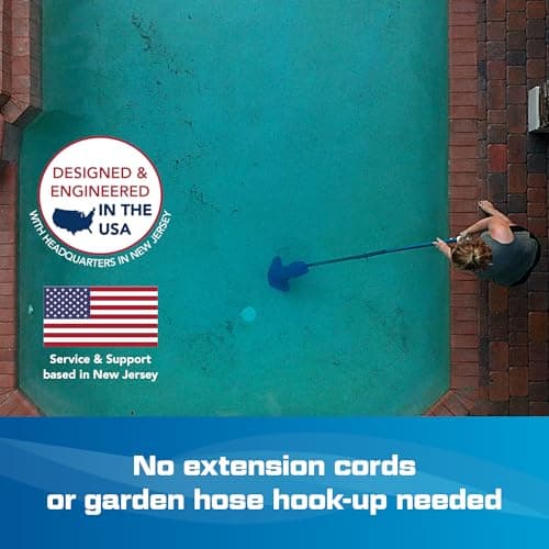 POOL BLASTER Max CG Cordless Pool Vacuum for Commercial Grade Cleaning & Heavy Duty Power, Handheld Rechargeable Swimming Pool Cleaner for Inground & Above Ground Pool, Hoseless Design by Water Tech