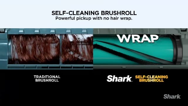 Shark Detect Ultralight Corded Stick Vacuum with Direction Detect and Self-Cleaning Brushroll, Powerful Hair Pickup, Ultra-Lightweight, Crevice & Upholstery Tool Included, Evergreen, HZ752