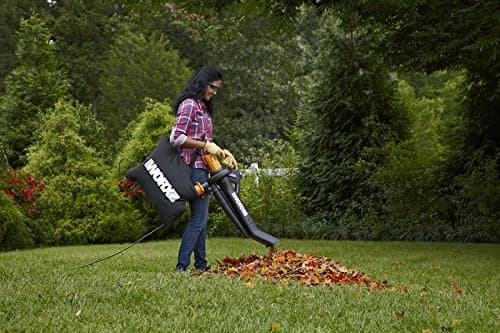 WORX WG509 12 Amp Trivac, 3 in 1 Electric Leaf Blower, Leaf Vacuum & Leaf Mulcher for Lawn Care