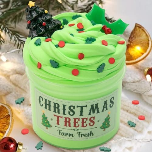 Christmas Stocking Stuffers - Slime for Kids - 4 Pack Slime Balls - Toys Slime Kit Xmas Gifts for Classroom Rewards Teens Girls Boys 4 5 6 7 8 9 10 11 12 Year Old and Adults