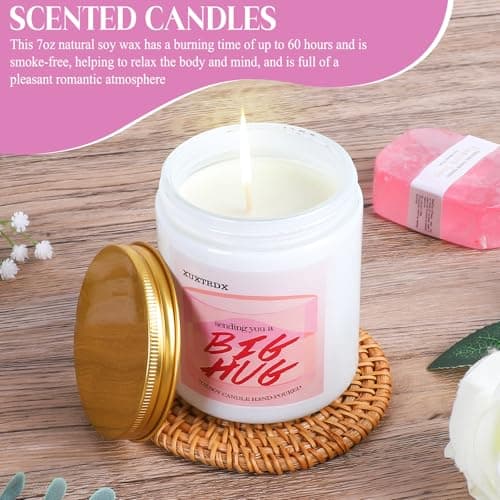 Birthday Gift for Women, XUXTRDX Set of 9 Get Well Soon Gift Baskets Spa Gifts Personalized Gift Basket for Her Mom Sister Friend Wife Girlfriend Coworker