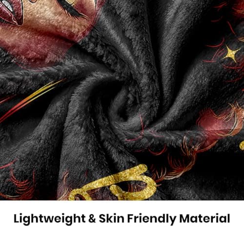 African American Birthday Gifts for Women, Birthday Black Lady Women Girl Positive Blanket 60"X50", Encouragement Inspirational Birthday Gifts, Afro Gifts Idea for Best Friend Healing Birthday Gifts