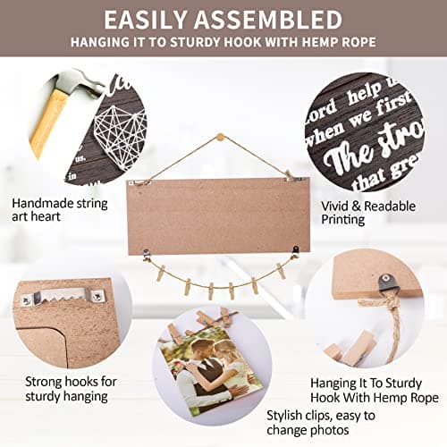 Wedding Gifts Bridal Shower Gifts for Bride and Groom Engagement Present for Wife NewlyWed Marraige Prayer Photo Holder