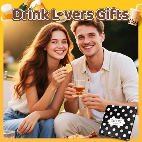 Zmart Drink Gifts for Men - Scotch Whiskey Socks for Drink Lovers, Beer Coffee Gifts