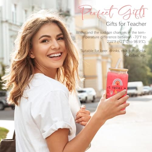 UAREHIBY Teacher Appreciation Gifts for Women with Tote Bag,Back To School Gift,Thank You Teacher Gifts from Student