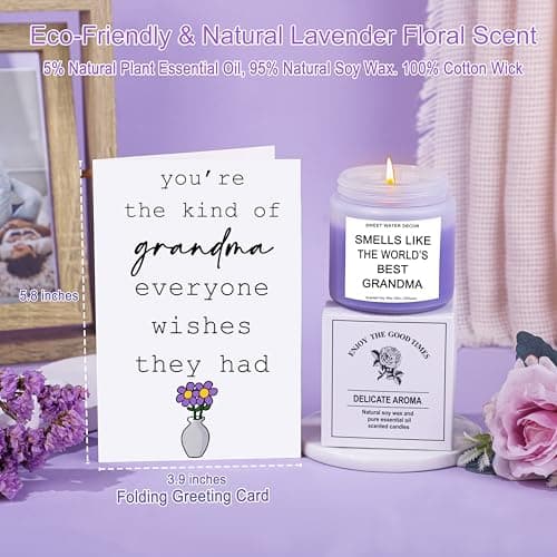 Grandma Gifts, Birthday Gifts for Grandma, Christmas Thanksgiving Mothers Day Ideas Present for Grandmother Basket Set of 5