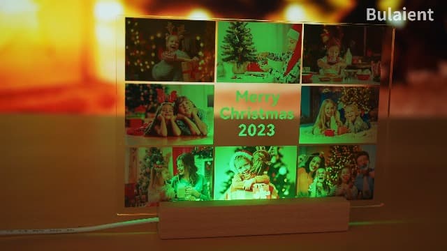 Personalized Picture Frame with Photo, Custom Photo Frame with Night Light, Customized Couple Picture Frame, Personalized Anniversary Birthday Gifts for Women Men Her Him Boyfriend Girlfriend