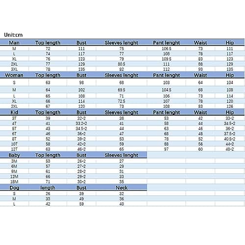 Awoscut Christmas Family Matching Pajamas Sets Christmas PJ's Letter Print Top and Plaid Pants Jammies Sleepwear