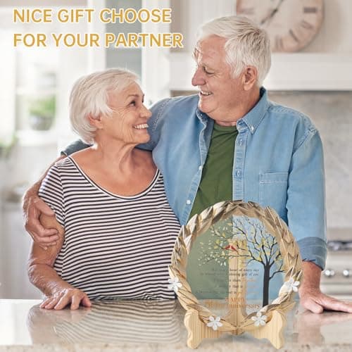 50th Anniversary Wedding Unique Gifts Ideas Crystal Plate with Gold Leaf Wreath - 50th Anniversary Wedding Gifts for Parents Couple - Cardinal Style