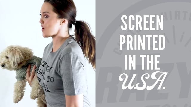 Womens I'm Only Talking to My Dog Today Funny Shirts Dog Lovers Novelty Cool T Shirt