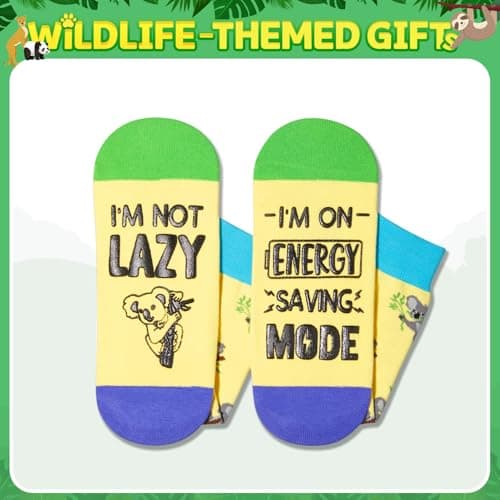 Funny Gift Ideas for Men Women - Koala Panda Socks for Teens, Koala Panda Gifts, Novelty Silly Crazy Socks