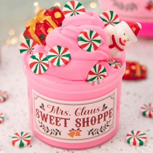 Christmas Stocking Stuffers - Slime for Kids - 4 Pack Slime Balls - Toys Slime Kit Xmas Gifts for Classroom Rewards Teens Girls Boys 4 5 6 7 8 9 10 11 12 Year Old and Adults