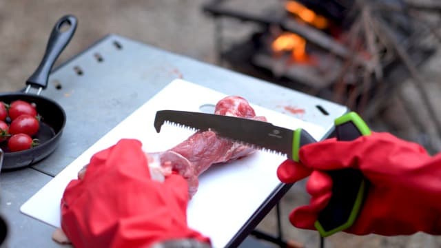 Mossy Oak Hunting Field Dressing Kit - 10 Piece Portable Butcher Game Processing Set with Storage Case, for Deer Hunting, Fishing, Camping, Survival