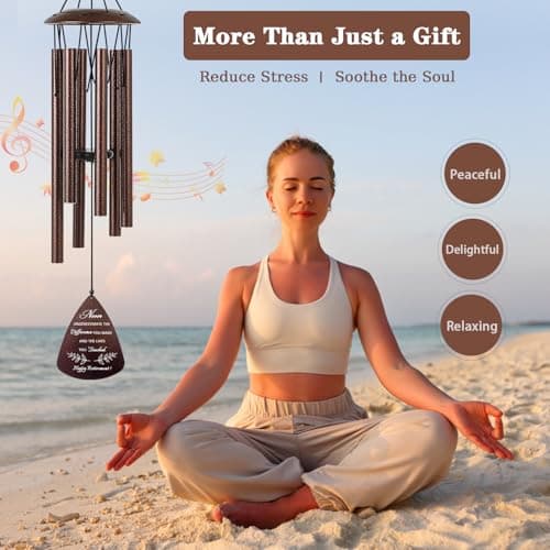 Retirement Gift for Woman Men, 32" Wind Chimes Retirement Gifts, Happy Retirement Gifts for Coworker Colleague Boss Teachers Nurses Friends, Going Away Gifts Retirement Decorations