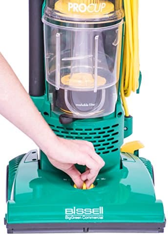 BISSELL BigGreen BGU1937T 13.5" Pro Cup Bagless Upright Vacuum with On-board Tools, 44" Height, 13.5" Wide, 13.2" Length, Polypropylene, 2 fl. oz. Capacity, Green