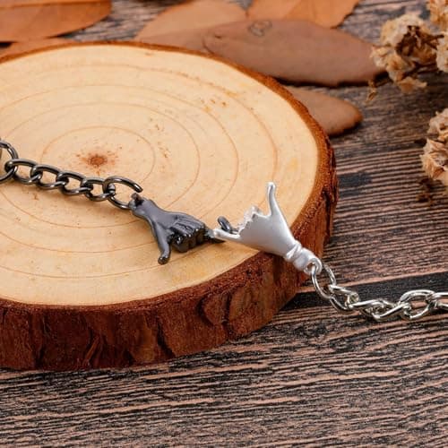 Pinky Promise Gift Matching Couple Gifts Valentines Day Gifts for Him Her Boyfriend Girlfriend Best Friend Matching Keychains for Couples Wife Husband One Year Anniversary Christmas Birthday Gifts