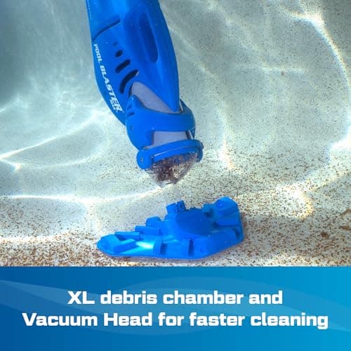 POOL BLASTER Max CG Cordless Pool Vacuum for Commercial Grade Cleaning & Heavy Duty Power, Handheld Rechargeable Swimming Pool Cleaner for Inground & Above Ground Pool, Hoseless Design by Water Tech