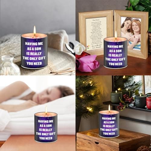 Mothers Day Gifts from Son,Gifts for Mom from Daughter, Son, Kids-Unique Mom Gift Ideas,Mama Candle, Dad Birthday, Gardenia Scented Candles
